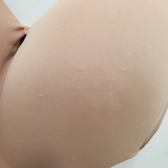 Warners Easy Does It Lightly Lined Wireless Strapless Bra Full Figure Nude Sz XL - Picture 2 of 5